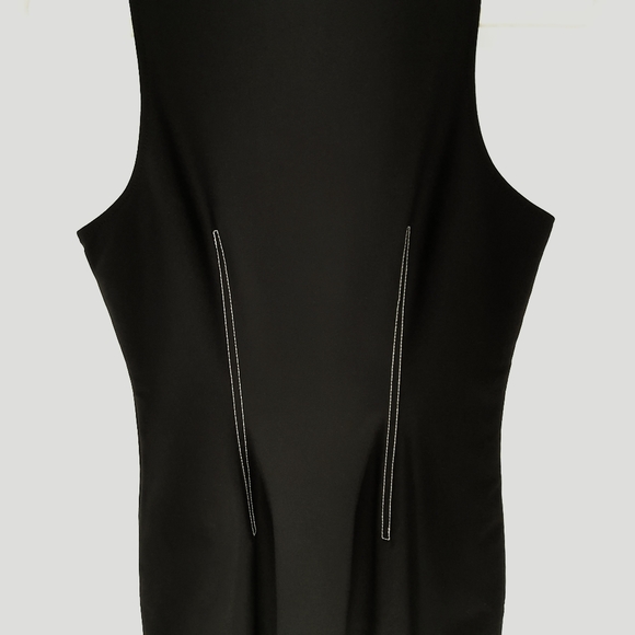 Alexander Wang Black Sleeveless Full Zip Tech Mini Dress - Picture 7 of 7